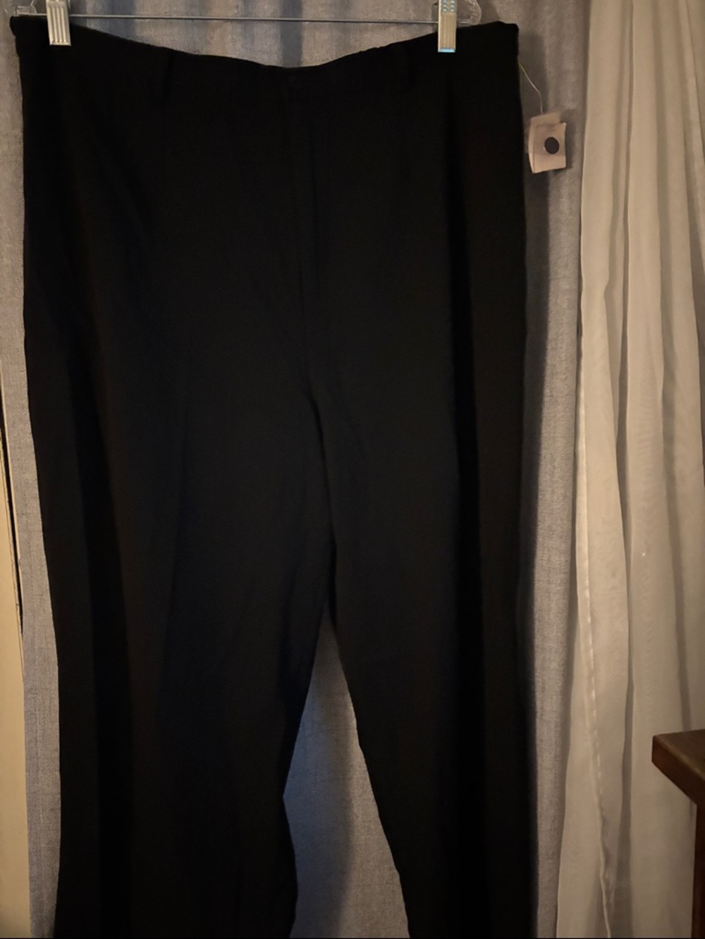 Rafaella Black Ponte Knit Straight-Leg Pants women’s size 18W